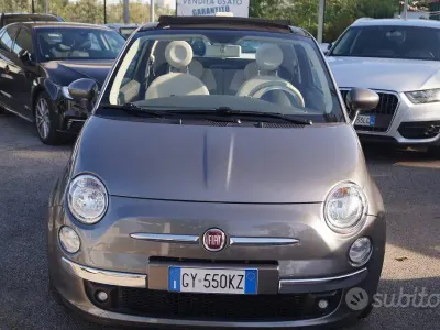 Usata Fiat 500C Lounge 69 CV (50 kW) 2014 Grigio Cabrio