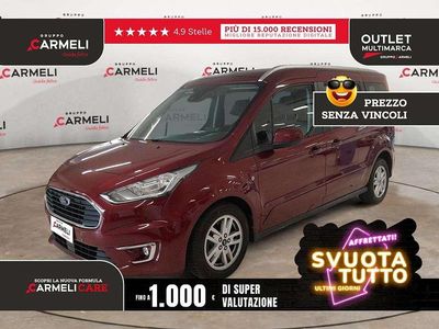 Usata Ford Tourneo Connect Titanium 120 CV (88 kW) 2019 Rosso Monovolume