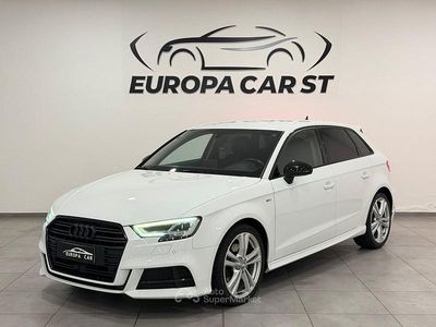 Usata Audi A3 S-Line 150 CV (110 kW) 2020 Bianco Berlina