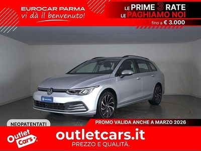 Usata VW Golf VIII Life 110 CV (80 kW) 2023 Reflex silver metallizzato Station wagon