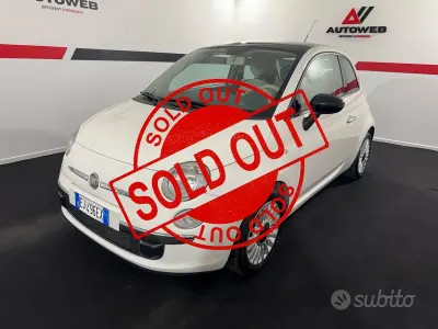 Begagnad Fiat 500 Lounge 69 HK (50 kW) 2011 Vit Sedan