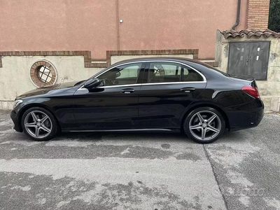 Usata Mercedes C200 AMG line 2018 Nero Berlina
