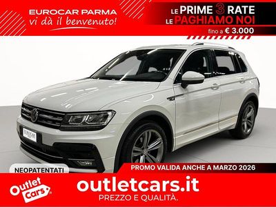 Usata VW Tiguan Sportline 116 CV (85 kW) 2020 Bianco SUV
