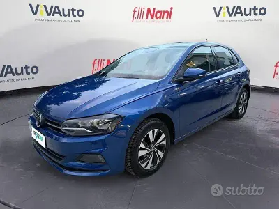 Usata VW Polo Comfortline 80 CV (58 kW) 2021 Blu/azzurro Utilitaria