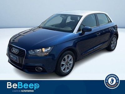 Usata Audi A1 Sportback Attraction 86 CV (63 kW) 2012 Blu metallizzato Utilitaria