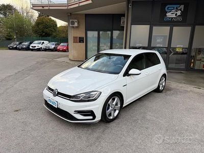 Usata VW Golf VII R-line 150 CV (110 kW) 2018 Bianco Berlina