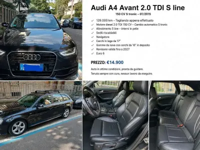 Usata Audi A4 Business 150 CV (110 kW) 2015 Station wagon