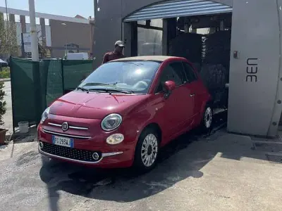Usata Fiat 500C 69 CV (50 kW) 2016 Rosso Cabrio