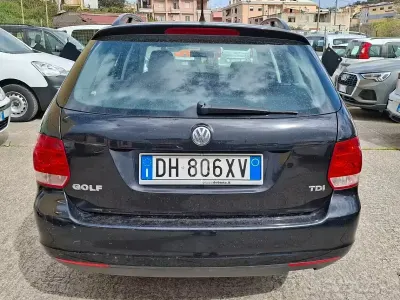 Usata VW Golf VI Comfortline 105 CV (77 kW) 2008 Nero Utilitaria