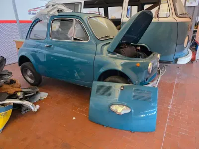 Usata Fiat 500 18 CV (13 kW) 1971 Blu turchese Utilitaria