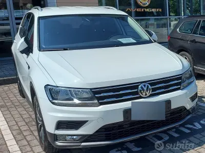 Usata VW Tiguan Allspace Business 150 CV (110 kW) 2018 Bianco SUV
