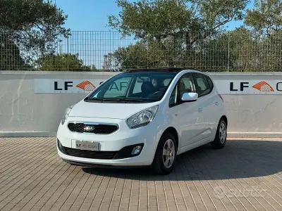 Usata Kia Venga Active 90 CV (66 kW) 2014 Bianco Utilitaria