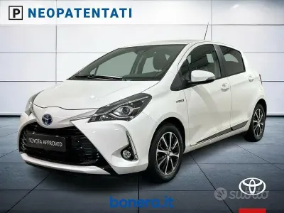 Brugt Toyota Yaris Hybrid Active 101 HK (74 kW) 2020 Hvid Sedan