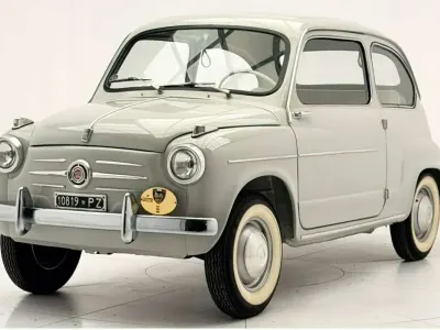 Käytetty Fiat 600 24 HP (17 kW) 1959 Harmaa Coupe - kaksiovinen