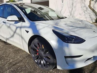 Usata Tesla Model 3 Performance 235 kW (320 CV) 2022 Bianco Berlina