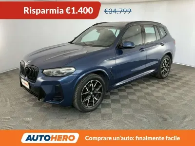 Usata BMW X3 M Sport 190 CV (139 kW) 2022 Blu/azzurro SUV