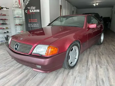 Usata Mercedes SL320 231 CV (169 kW) 1993 Rosso rubino Cabrio