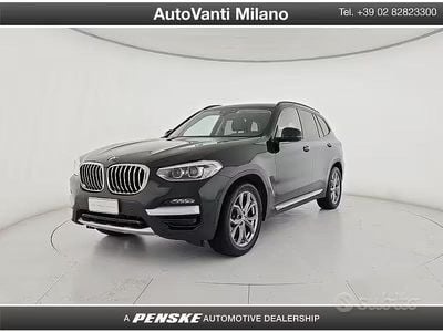 Usata BMW X3 xLine 190 CV (139 kW) 2021 Nero SUV