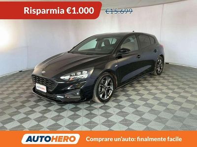 Usata Ford Focus ST-Line 120 CV (88 kW) 2018 Nero Berlina