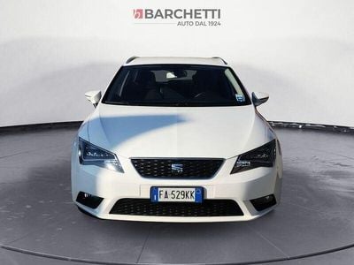 Usata Seat Leon ST 4Drive 105 CV (77 kW) 2015 Bianco Station wagon