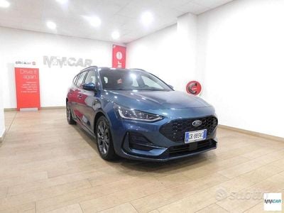 Usata Ford Focus ST-Line 116 CV (85 kW) 2023 Blu Station wagon