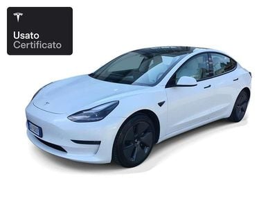 Usata Tesla Model 3 Long Range AWD 324 kW (441 CV) 2021 Pearl white multicoat Berlina