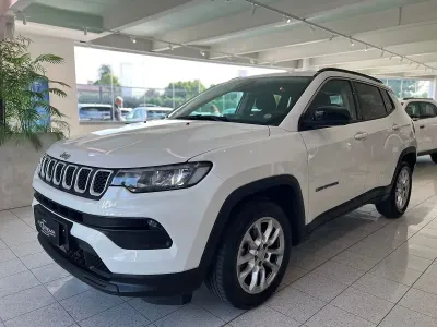 Usata Jeep Compass Longitude 131 CV (96 kW) 2021 Bianco metallizzato SUV