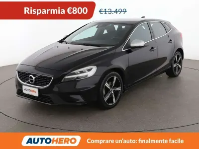Usata Volvo V40 R-Design 120 CV (88 kW) 2017 Nero Berlina
