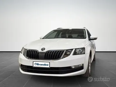 Occasion Skoda Octavia G-TEC Executive 110 PK (80 kW) 2018 Wit Stationwagen