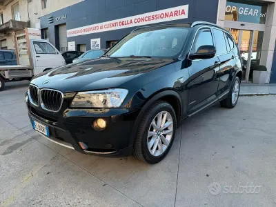 Usata BMW X3 Efficient Dynamics 184 CV (135 kW) 2012 Nero SUV