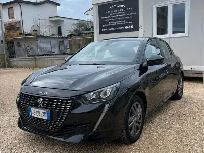 Usata Peugeot 208 Active 75 CV (55 kW) 2021 Nero Utilitaria