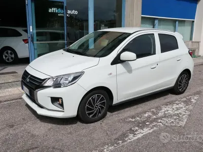 Usata Mitsubishi Space Star Intense 71 CV (52 kW) 2022 Bianco Utilitaria