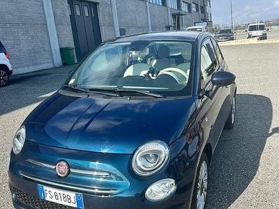 Käytetty Fiat 500 Lounge 69 HP (50 kW) 2018 Sininen Sedan