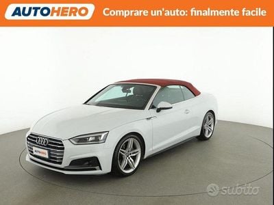 Usata Audi A5 Cabriolet Sport 190 CV (139 kW) 2019 Bianco Cabrio