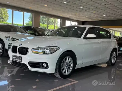 Usata BMW 120 Sport Line 190 CV (139 kW) 2016 Bianco Utilitaria