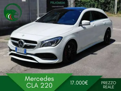 Usata Mercedes CLA220 Shooting Brake AMG Line Premium 184 CV (135 kW) 2017 Bianco Station wagon