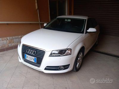 Usata Audi A3 90 CV (66 kW) 2012 Bianco Utilitaria