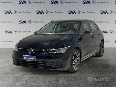 Usata VW Golf VIII Life 110 CV (80 kW) 2023 Nero Berlina