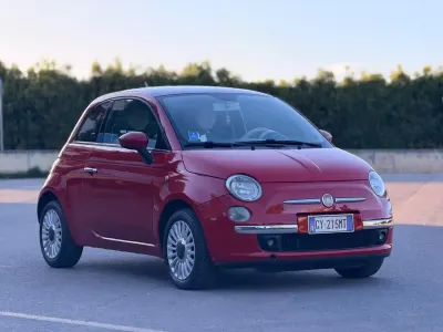 Usata Fiat 500 Lounge 75 CV (55 kW) 2008 Rosso Berlina