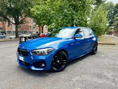 Usata BMW 116 M Sport 116 CV (85 kW) 2018 Blu Utilitaria