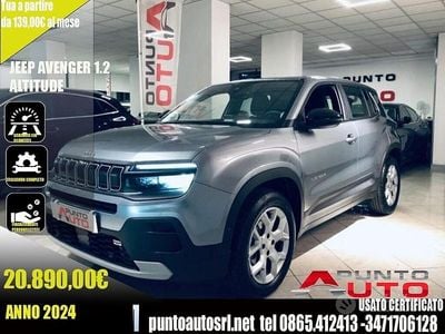 Usata Jeep Avenger Altitude 101 CV (74 kW) 2024 Grigio SUV