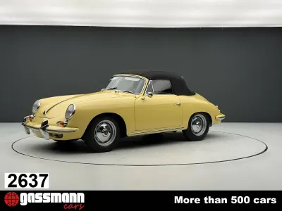Usata Porsche 356 B 60 CV (44 kW) 1963 Giallo Cabrio