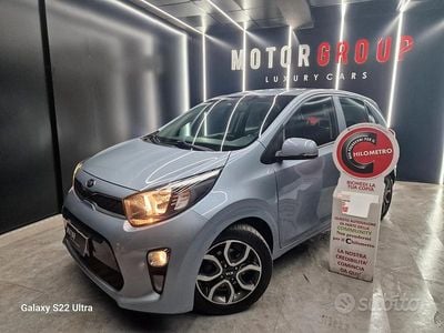 Usata Kia Picanto 65 CV (47 kW) 2018 Blu Utilitaria