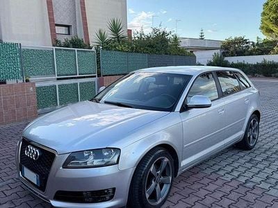 Usata Audi A3 Sportback Sport 105 CV (77 kW) 2010 Grigio Utilitaria