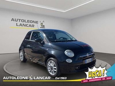 Käytetty Fiat 500 Sport 75 HP (55 kW) 2007 Musta Sedan
