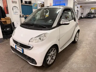 Begagnad Smart ForTwo Cabrio Passion 54 HK (39 kW) 2013 Vit Cab