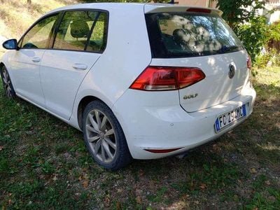 Usata VW Golf VII Highline 110 CV (80 kW) 2016 Bianco Berlina