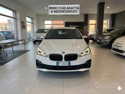 Usata BMW 216 Active Tourer Luxury Line 116 CV (85 kW) 2019 Bianco Monovolume