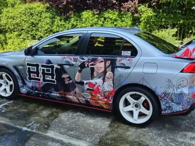 Usata Mitsubishi Lancer 295 CV (216 kW) 2009 Argento Berlina
