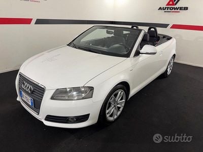 Usata Audi A3 Cabriolet S-Line 104 CV (76 kW) 2009 Bianco Cabrio